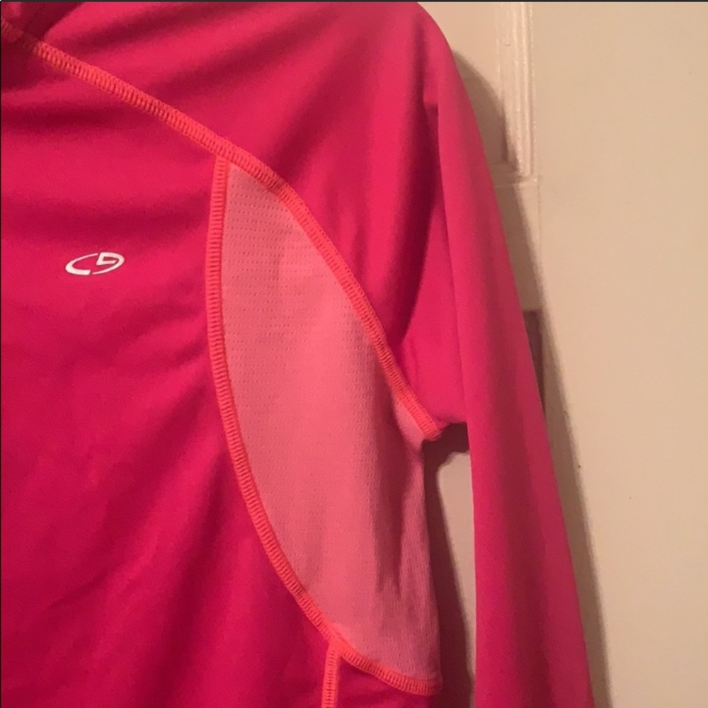 CHAMPION Girls Pink DUO DRY Pullover sweater Top L - Picture 9 of 9